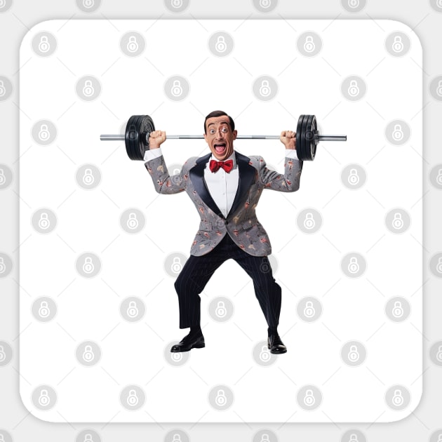 Pee Wee Herman art - design 11 Sticker by Maverick Media